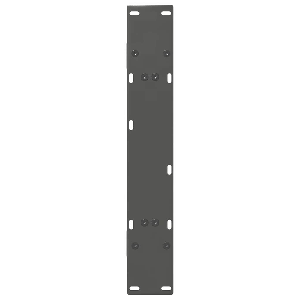 spisebordsben A-formet 2 stk. antracit 70 x (72-73) cm stål