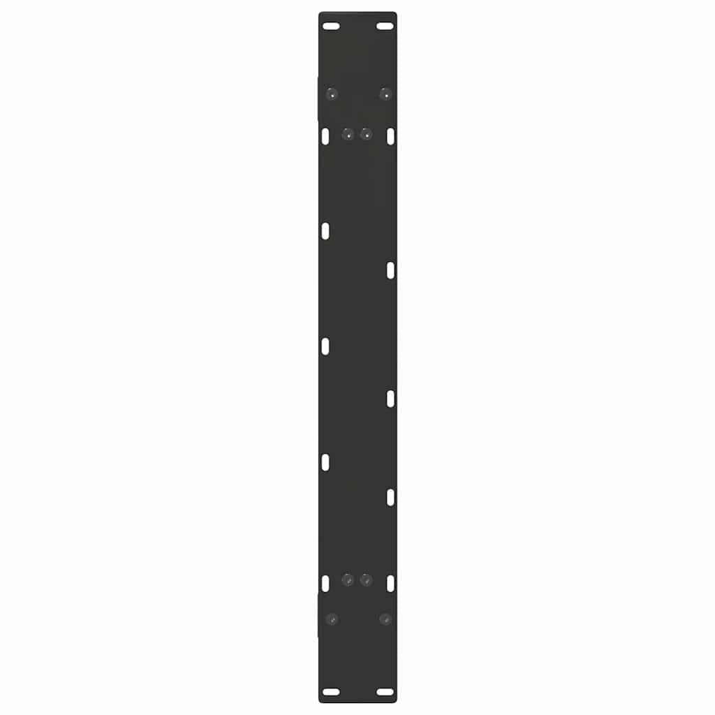 spisebordsben A-formet 2 stk. sort 100x(72-73) cm stål