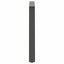 spisebordsben A-formet 2 stk. antracit 100x(72-73) cm stål