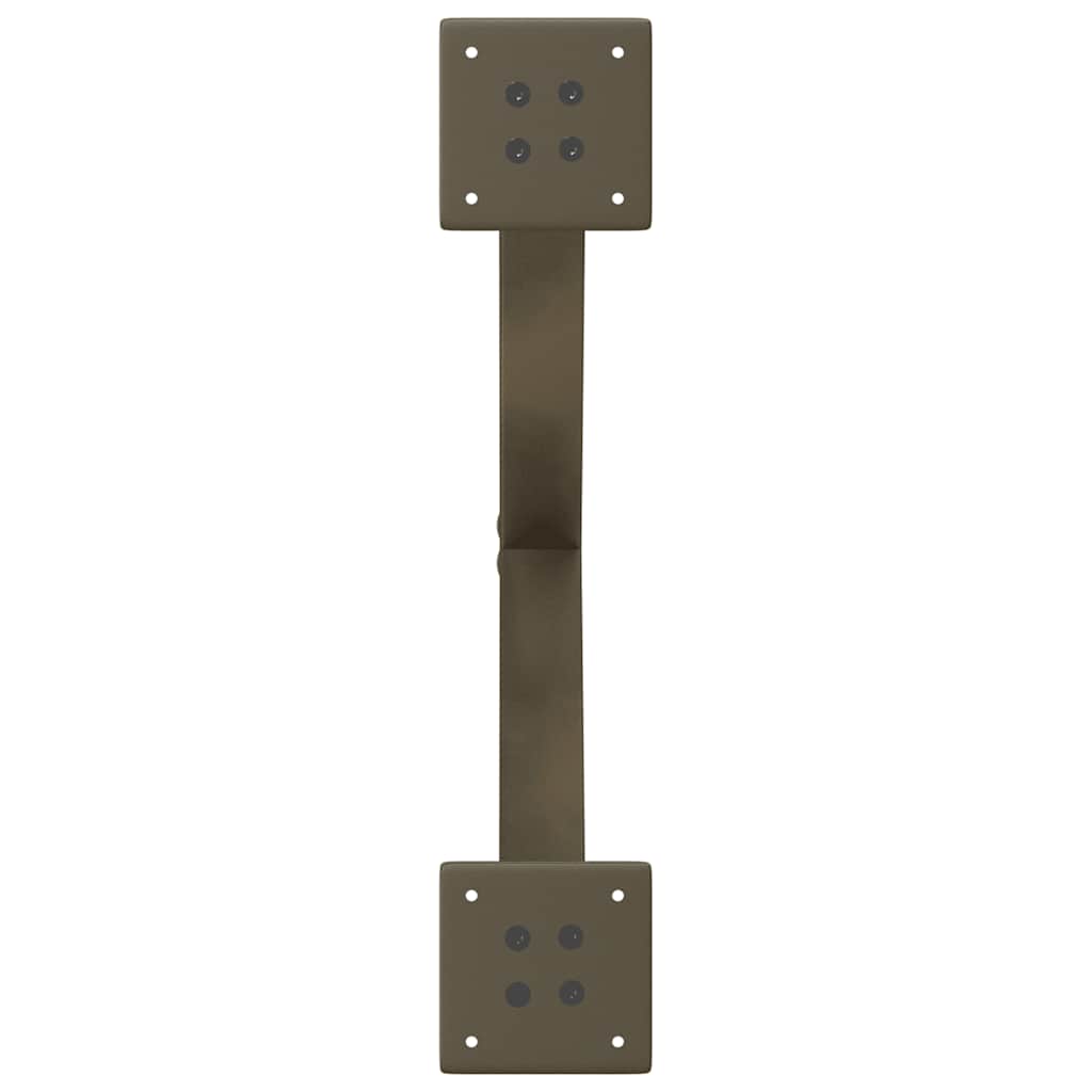 sofabordsben X-formet 2 stk. naturstål 50x(30-31) cm stål