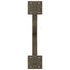 sofabordsben X-formet 2 stk. naturstål 60x(30-31) cm stål