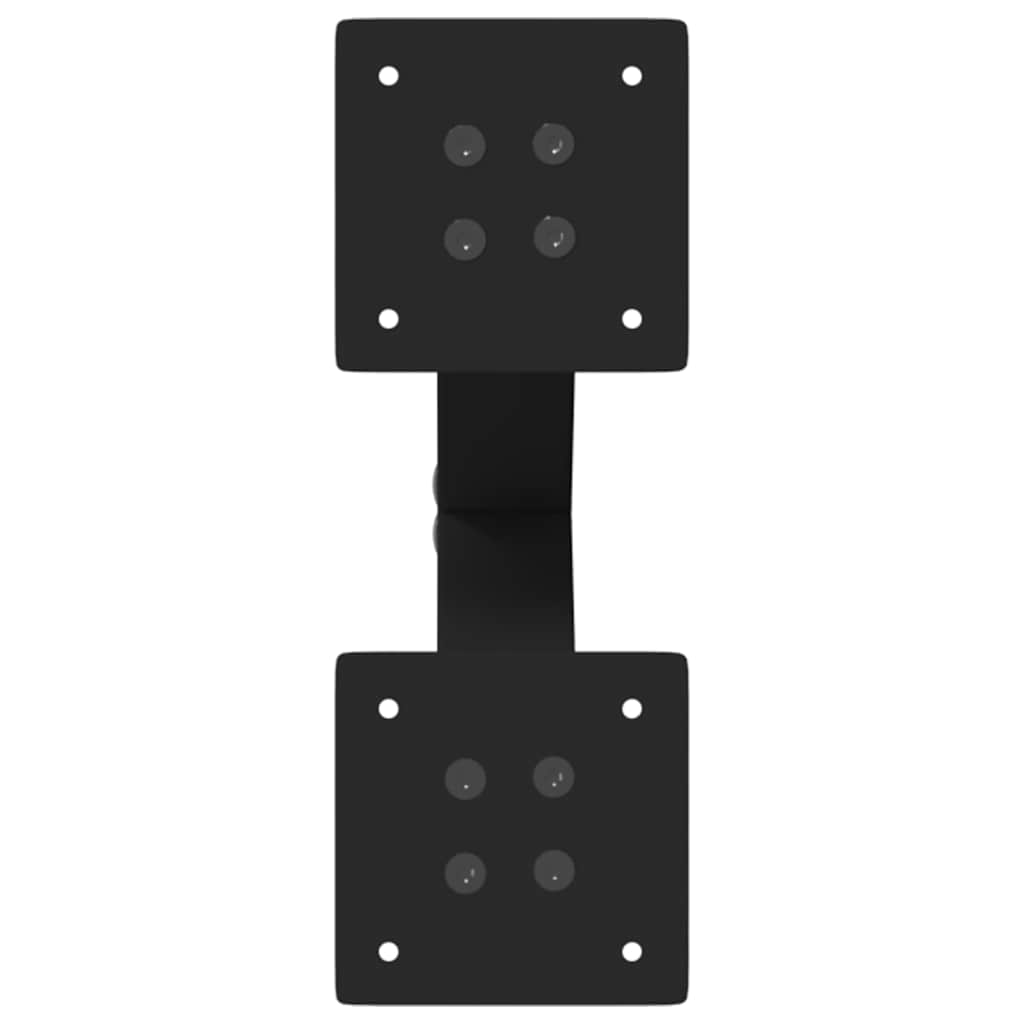 sofabordsben X-formet 2 stk. sort 28 x (42-43) cm stål