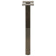 sofabordsben X-formet 2 stk. naturstål 38 x (42-43) cm stål