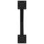 sofabordsben X-formet 2 stk. sort 50 x (42-43) cm stål