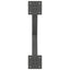 spisebordsben X-formet 2 stk. antracit 50x(72-73) cm stål