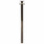 spisebordsben X-formet 2 stk. naturstål 70 x (72-73) cm stål