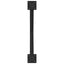 spisebordsben X-formet 2 stk. sort 80x(72-73) cm stål