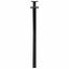 spisebordsben X-formet 2 stk. sort 90 x (72-73) cm stål