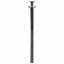spisebordsben X-formet 2 stk. antracit 90 x (72-73) cm stål