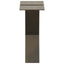 sofabordsben X-formet 2 stk. naturstål 30x(30-31) cm stål