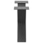 sofabordsben X-formet 2 stk. antracit 60x(30-31) cm stål