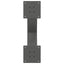 sofabordsben X-formet 2 stk. antracit 60x(30-31) cm stål