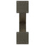 sofabordsben X-formet 2 stk. naturstål 60x(30-31) cm stål