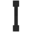 sofabordsben X-formet 2 stk. sort 70 x (30-31) cm stål