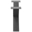 sofabordsben X-formet 2 stk. antracit 70x(30-31) cm stål