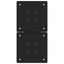sofabordsben X-formet 2 stk. sort 28 x (42-43) cm stål
