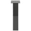 sofabordsben X-formet 2 stk. antracit 28 x (42-43) cm stål
