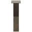 sofabordsben X-formet 2 stk. naturstål 28 x (42-43) cm stål