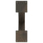 sofabordsben X-formet 2 stk. naturstål 50x(42-43) cm stål