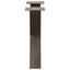 sofabordsben X-formet 2 stk. naturstål 60x(42-43) cm stål