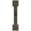 sofabordsben X-formet 2 stk. naturstål 70 x (42-43) cm stål