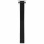 spisebordsben X-formet 2 stk. sort 60 x (72-73) cm stål