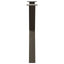 spisebordsben X-formet 2 stk. naturstål 70 x (72-73) cm stål