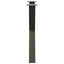 spisebordsben X-formet 2 stk. naturstål 80x(72-73) cm stål