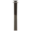 spisebordsben X-formet 3 stk. naturstål 70x(72-73) cm stål