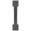 spisebordsben X-formet 3 stk. antracit 80x(72-73) cm stål