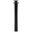 spisebordsben X-formet 3 stk. sort 90 x (72-73) cm stål