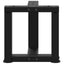 sofabordsben T-formet 2 stk. sort 30x25x(30-31) cm stål