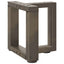 sofabordsben T-formet 2 stk. sort 30x25x(30-31) cm stål