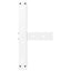 sofabordsben T-formet 2 stk. hvid 40x25x(30-31) cm stål