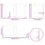 sofabordsben T-formet 2 stk. sort 40x25x(30-31) cm stål