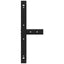 sofabordsben T-formet 2 stk. sort 60x25x(30-31) cm stål