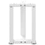 sofabordsben T-formet 2 stk. hvid 28x25x(42-43) cm stål