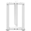 sofabordsben T-formet 2 stk. hvid 38x25x(42-43) cm stål