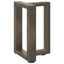 sofabordsben T-formet 2 stk. sort 38x25x(42-43) cm stål