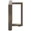 sofabordsben T-formet 2 stk. sort 50x25x(42-43) cm stål