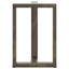 spisebordsben T-formet 2 stk. sort 60x35x(72-73) cm stål