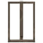 barbordsben T-formet 2 stk. sort 60x35x(90-91) cm stål