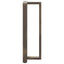 barbordsben T-formet 2 stk. sort 50x35x(110-111) cm stål