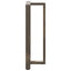 barbordsben T-formet 2 stk. sort 60x35x(110-111) cm stål