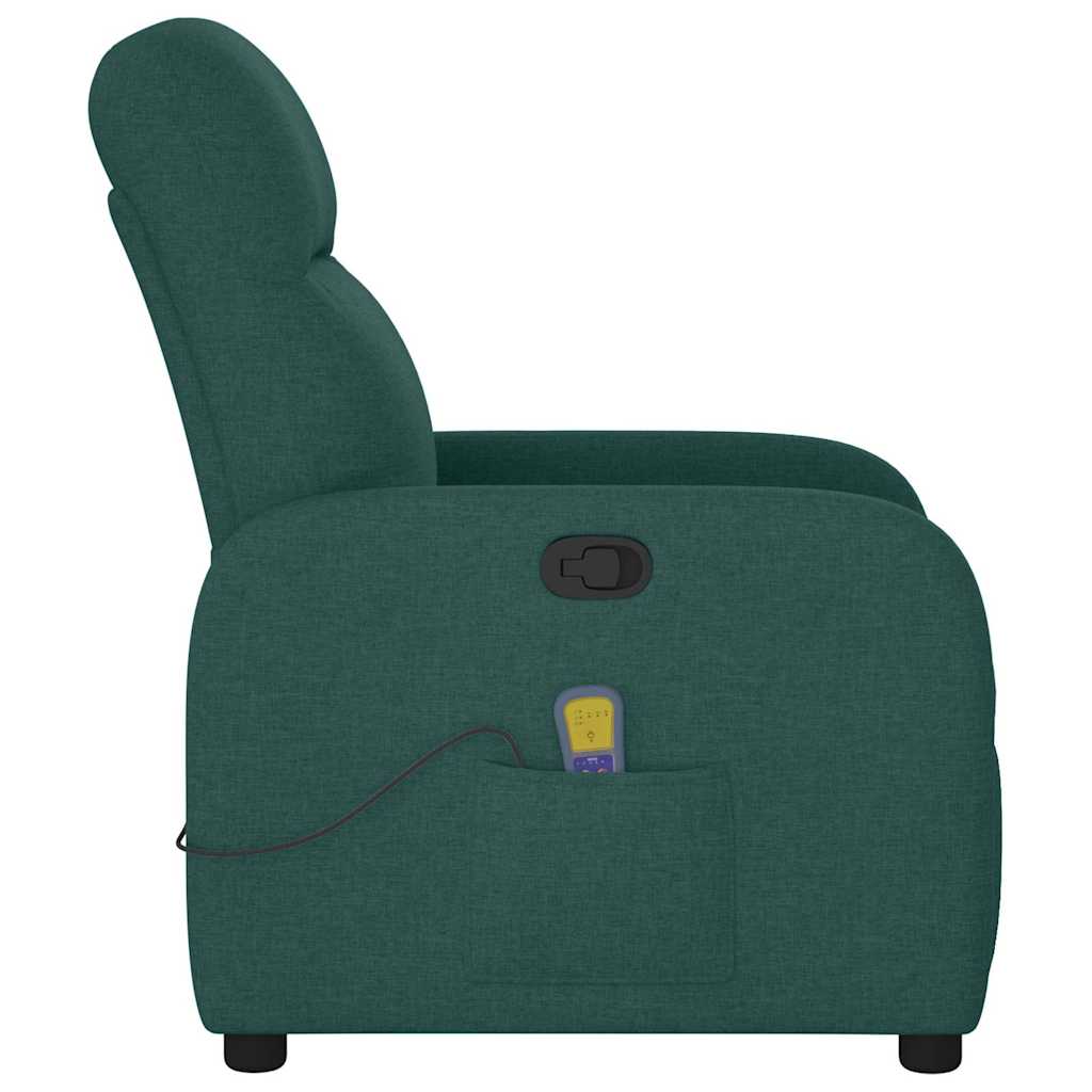 massagestol stof mørkegrøn