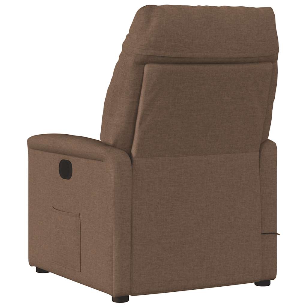 massagestol stof brun