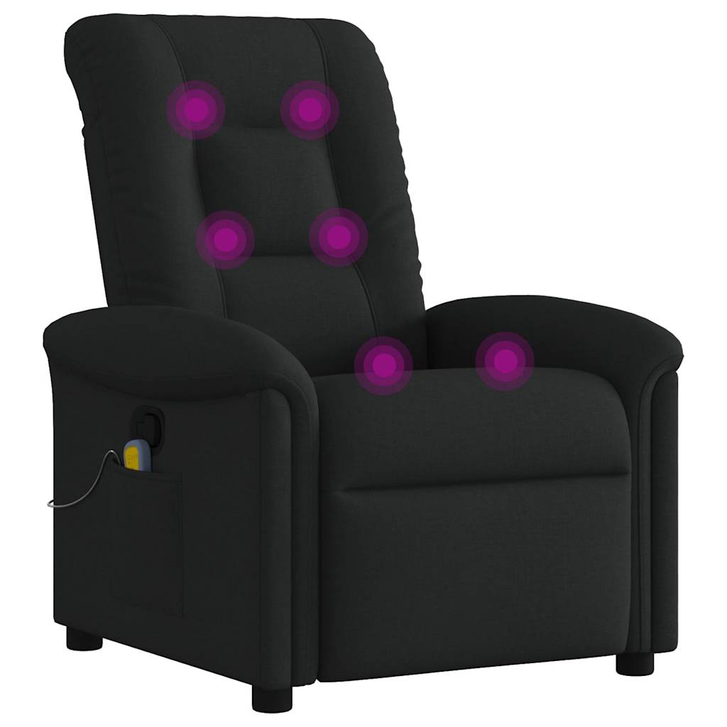 massagestol stof sort