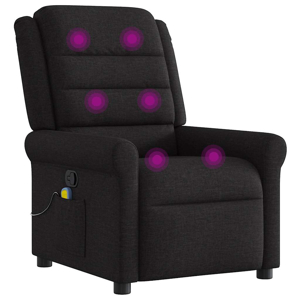 massagestol stof sort
