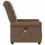massagestol stof brun