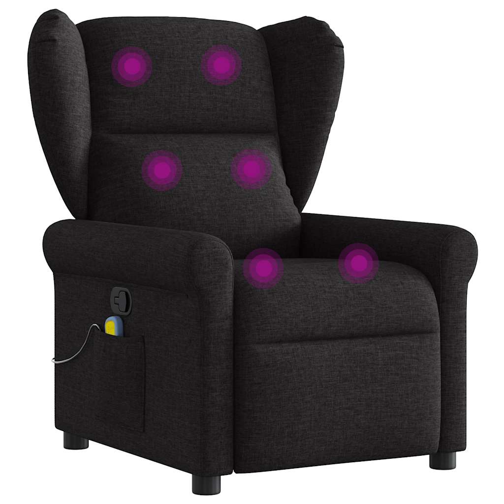 massagestol stof sort
